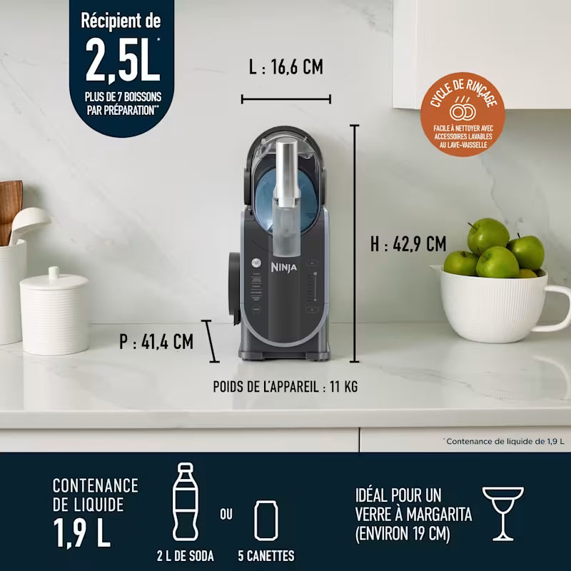 Ninja SLUSHi Frozen Drink Maker - Slushies, Cocktails & Granitas FS301EU